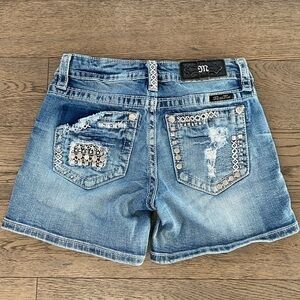 Miss Me Studded Pocket Shorts